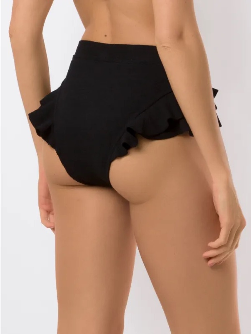Black Ruffle High-Waist Cheeky Women’s Festival Bloomers